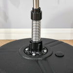 Punching Bag Set With Stand And 4-level Adjustable Height | Black