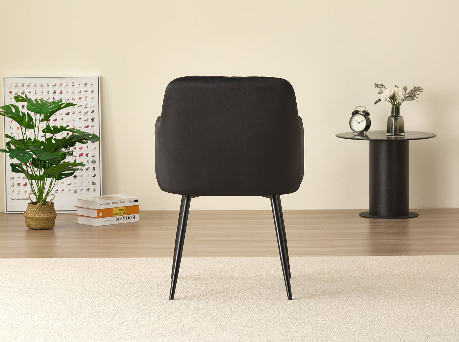 Charlotte Velvet Dining Chairs Set Of 2 - Modern Elegance And Comfort | Green
