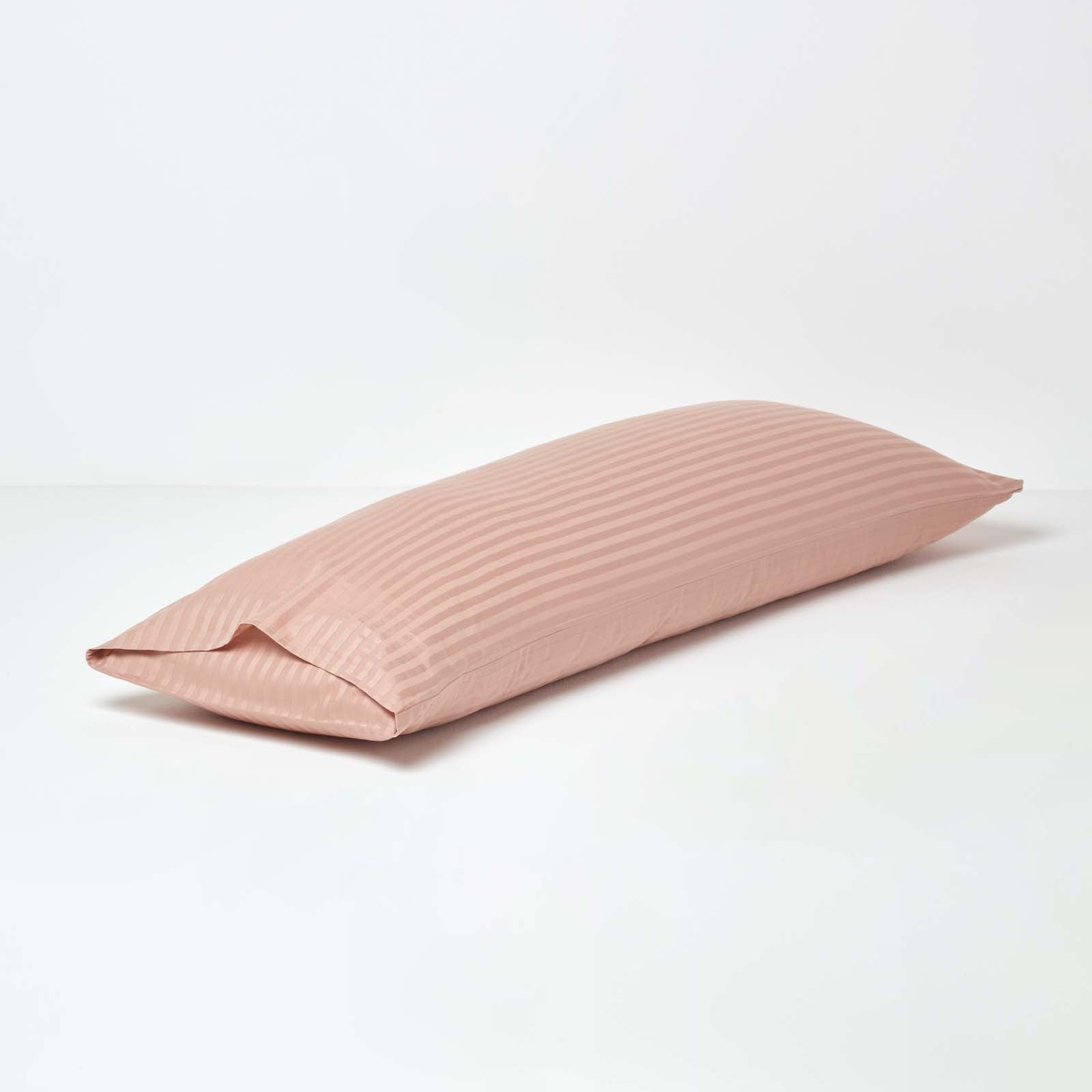 Egyptian Cotton Satin Stripe Housewife Pillowcase 330 Tc | Body | Taupe & Beige