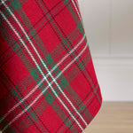 Red Prince Edward Tartan Christmas Tablecloth | 137 x 228cm | Red