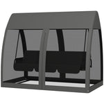 Swing Chair Lounger Bed Hammock 3 Person Mesh Wall Garden
