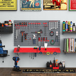 54 Pcs On-wall Tool Organizer, Pegboard
