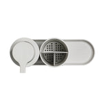 Recycled Bathroom Set - Set of three ReBorn Bathroom products - Made in the UK | Stone