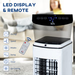 3-in-1 Portable Air Cooler With 4l Water Tank 7.5h Timer