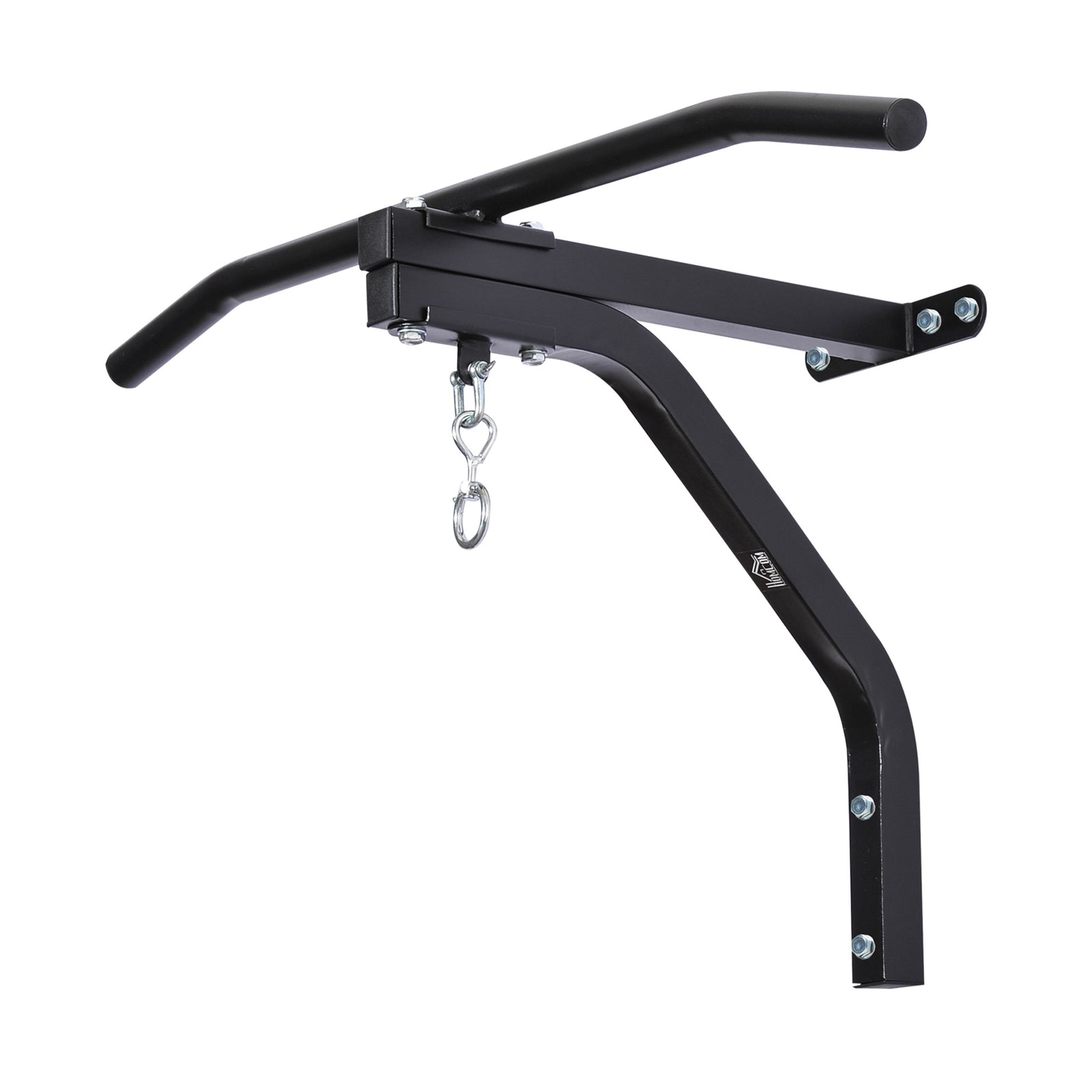 Heavy Bag Hanger Wall Mount With Chain & Swivel | Black