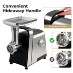 Spector 3-in-1 Electric Meat Grinder Mincer 2800w  Sausage Filler Kibbe Maker