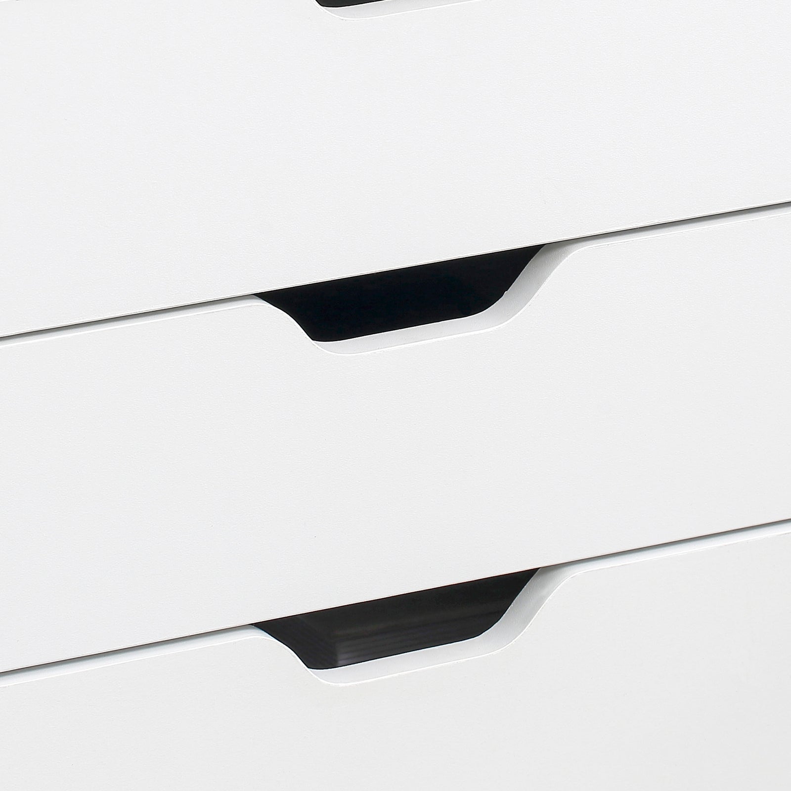 Mobile Filing Cabinet 5/7 Drawer File Cabinet With Wheels | Large | White