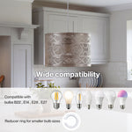 Emitto Ceiling Light Shade Moroccan Style Silver Chrome Pendant Shade Lamp Decor