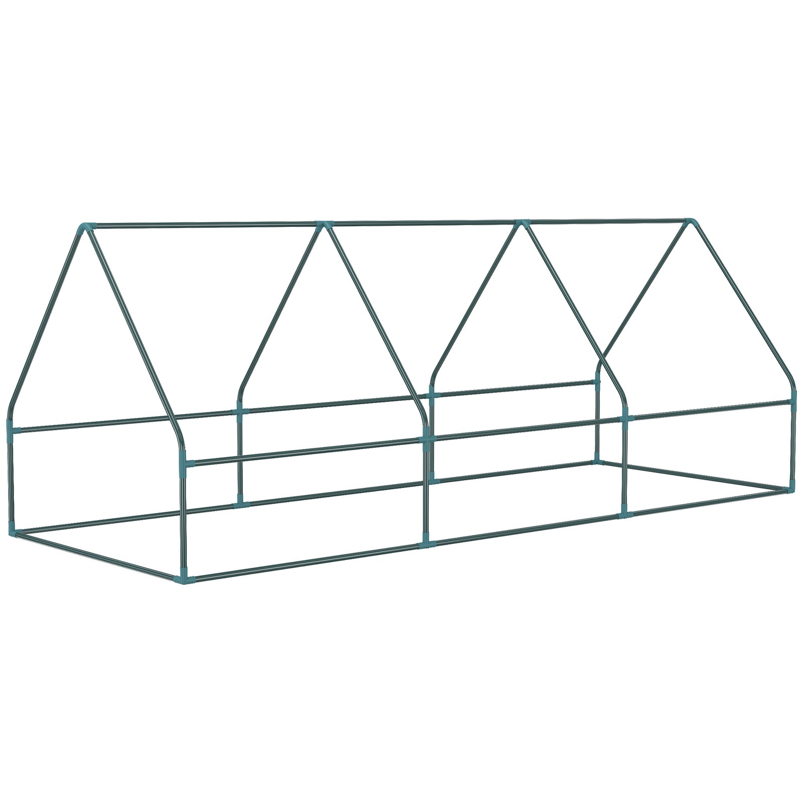 Mini Polytunnel Greenhouse W/ Mesh Windows