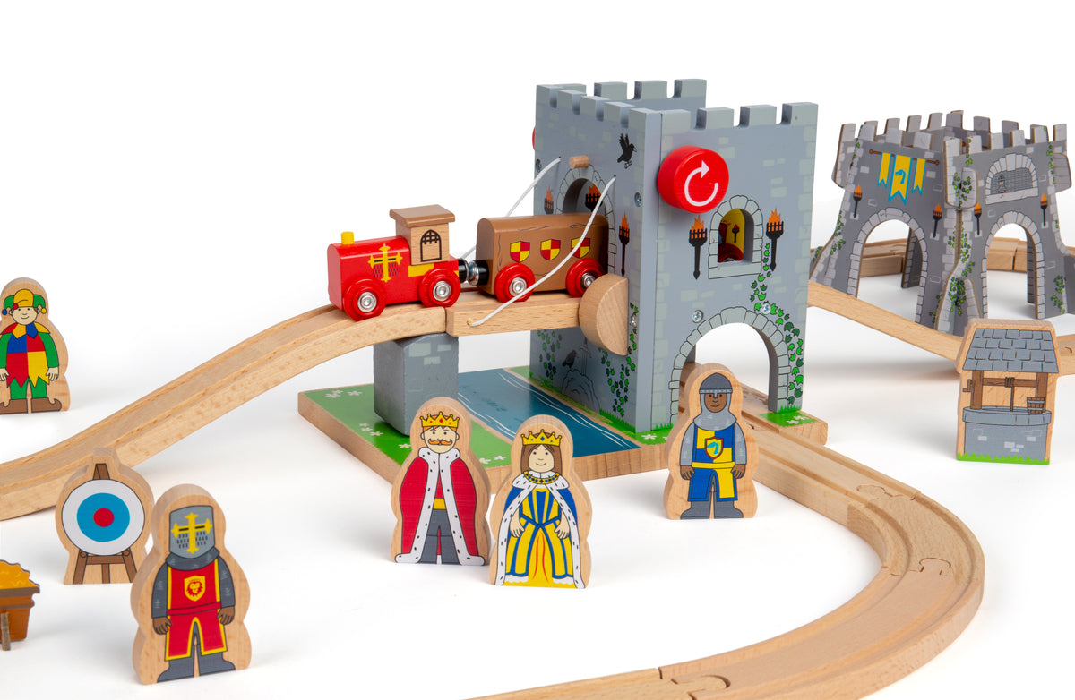 Bigjigs Rail Medieval Train Set