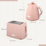Kettle & 2 Slice Toaster | Pink