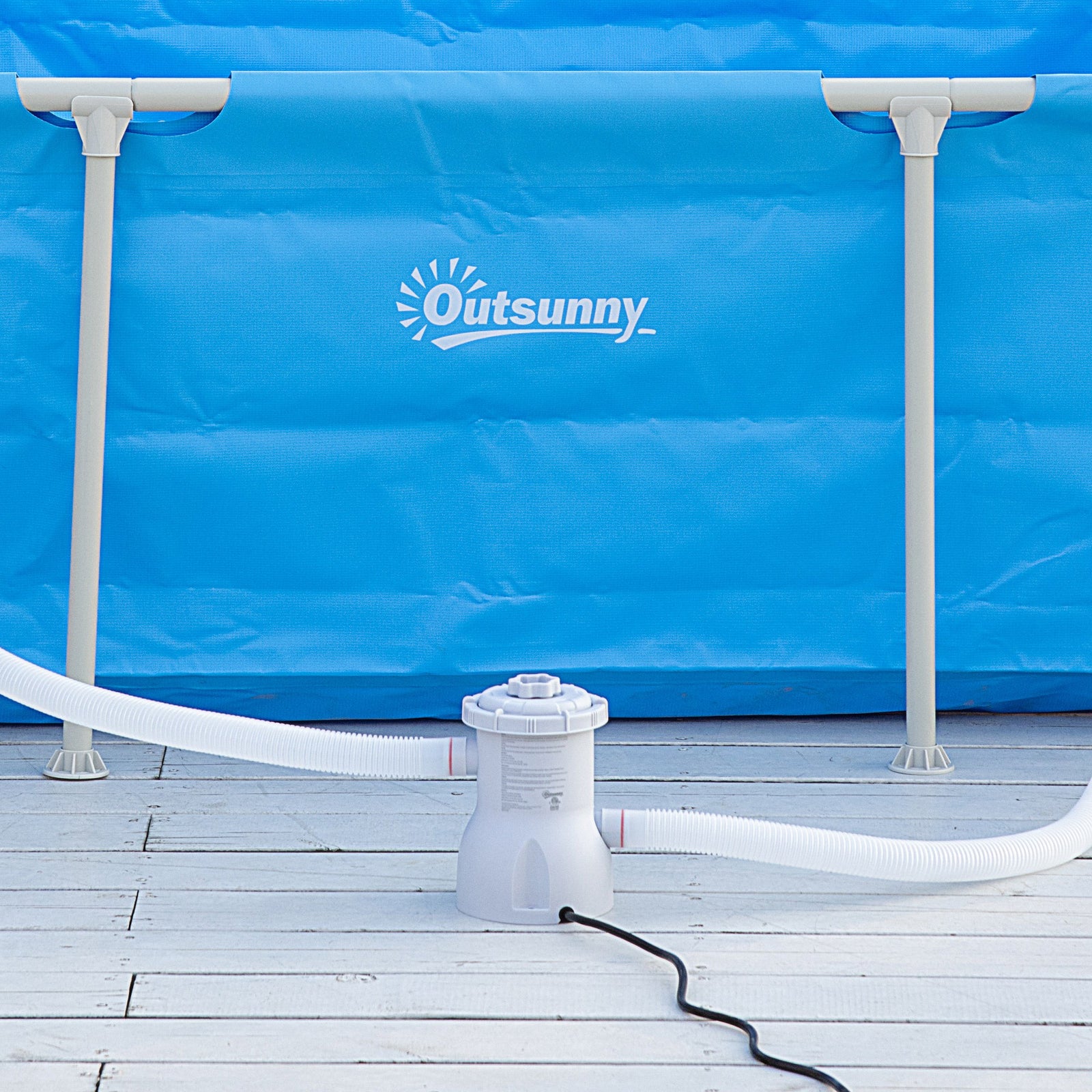 Cartridge Filter Pump For 13'-15' Above Ground Pools, 800gph