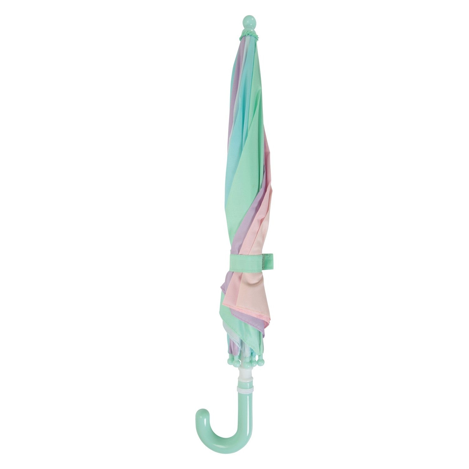 Childrens/kids Rainbow Stick Umbrella | One Size | Multicolour