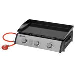 Gas Plancha Grill, Multi Burner | Large | Silver