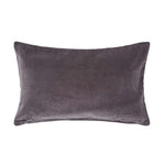 Luxury Cotton Velvet Cushion Cover | 30cm x 50cm | Dark Grey