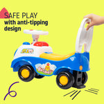 Baby Ride On Push Along Car With Steering Wheel And Horn | Blue