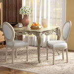 Dining Chairs Set Of 2 Pu Leather Upholstered Kitchen Chairs
