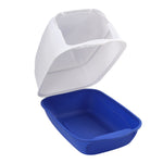 Detachable Cat Litter Box With Scoop Easy Clean Large Pet Toilet, Splash-proof, Odor Control, Portable Design | Blue