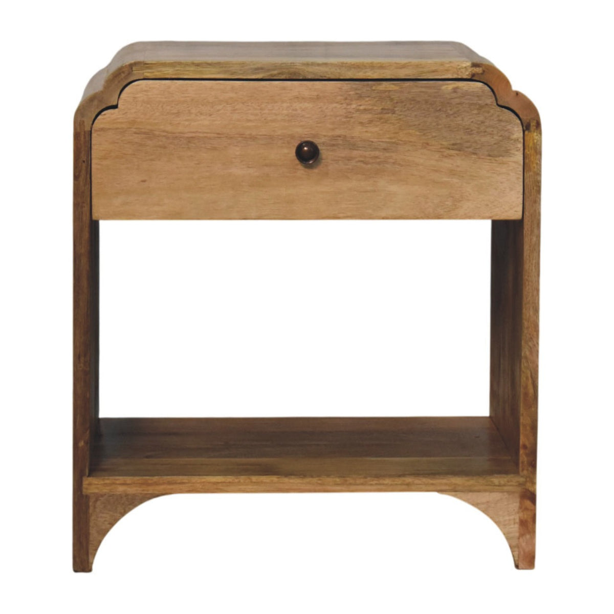 Solid Wood Newton Open-shelf Bedside