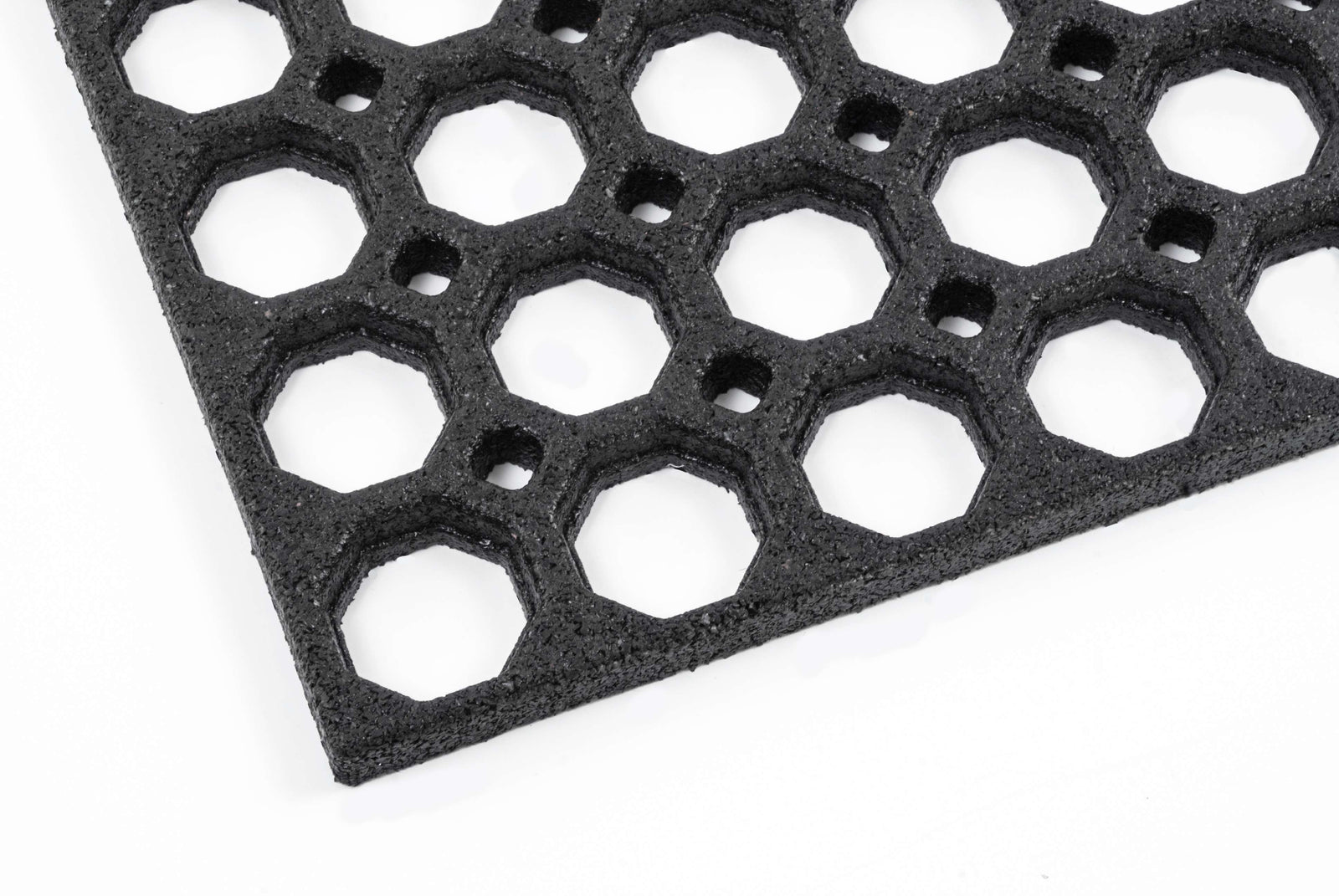 Rubber Ring Entrance Doormat | 40 x 60cm | Black