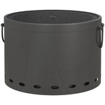 Smokeless Fire Pit Portable Wood Burning Firepit W/ Poker