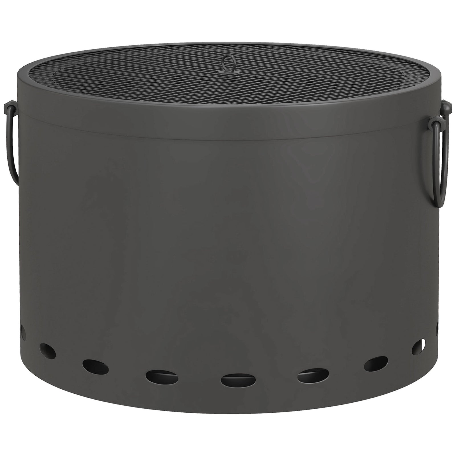 Smokeless Fire Pit Portable Wood Burning Firepit W/ Poker