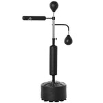 Boxing Bag Set With Adjustable Height | Black