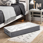 Fabric Clothes And Quilt Storage Box With Handles Foldable Organizer For Closet