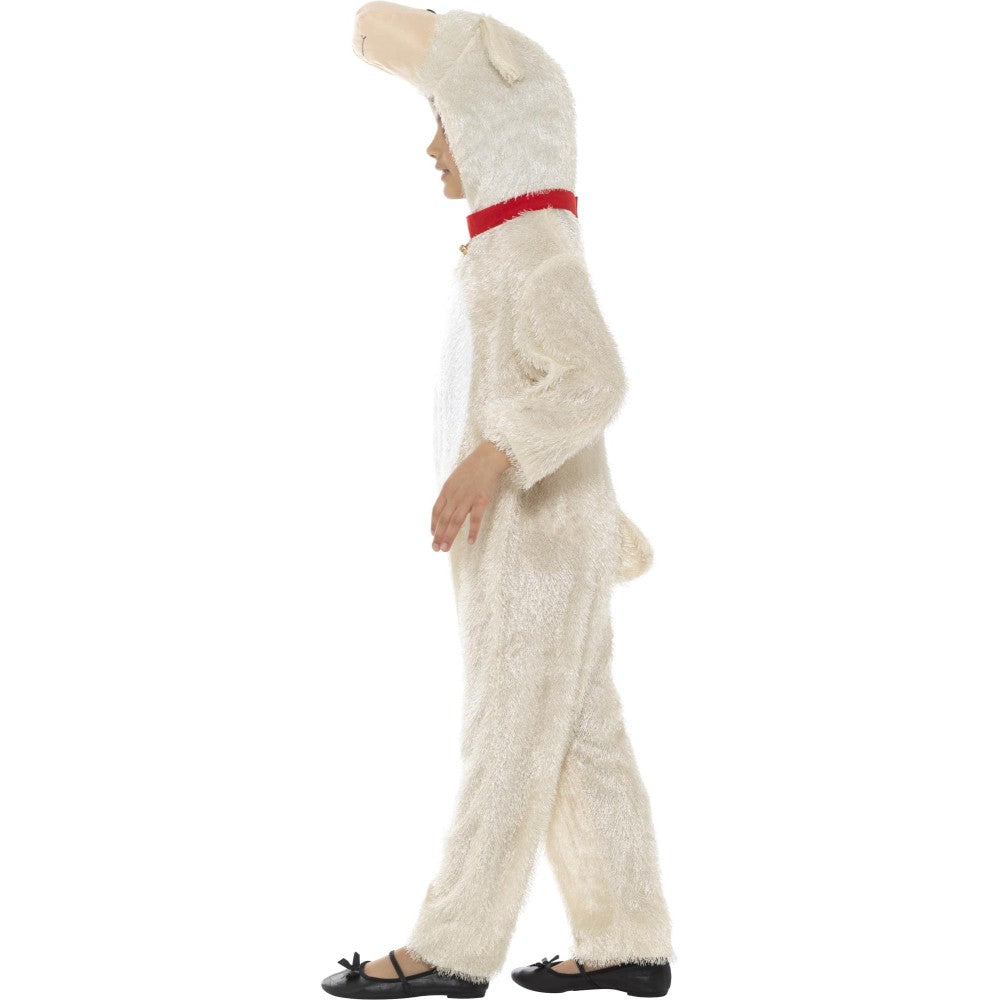 Lamb Costume, Cream, With Jumpsuit & Hood | Age 7-9