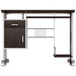Computer Desk With Drawer, Wooden Workstation | Brown