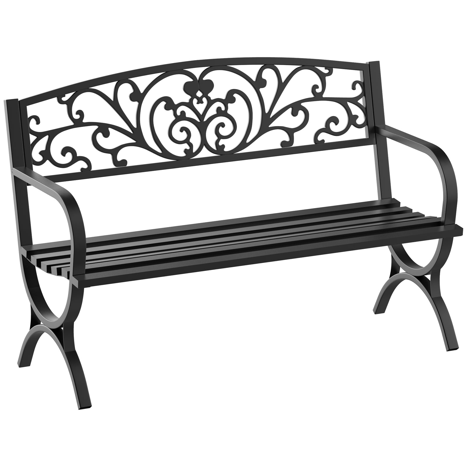 2 Seater Garden Bench Patio Vintage