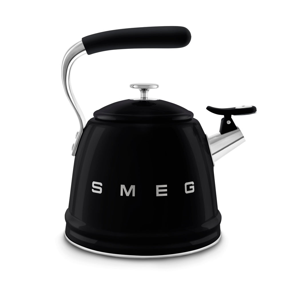 Wkf01 Retro Stovetop Whistling Kettle | Black