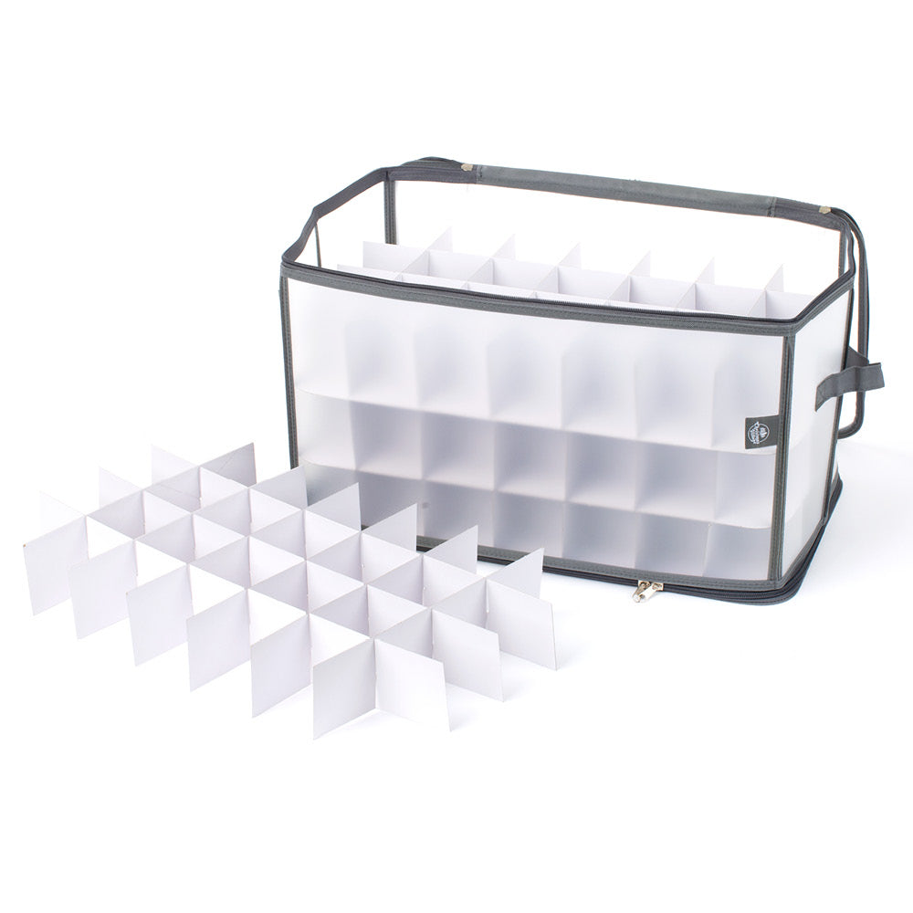 Christmas Ornament Storage Box With 112 Bauble Capacity | Grey