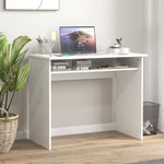 Writing Computer Desk Workstation Pb Home Office Table | Antique White