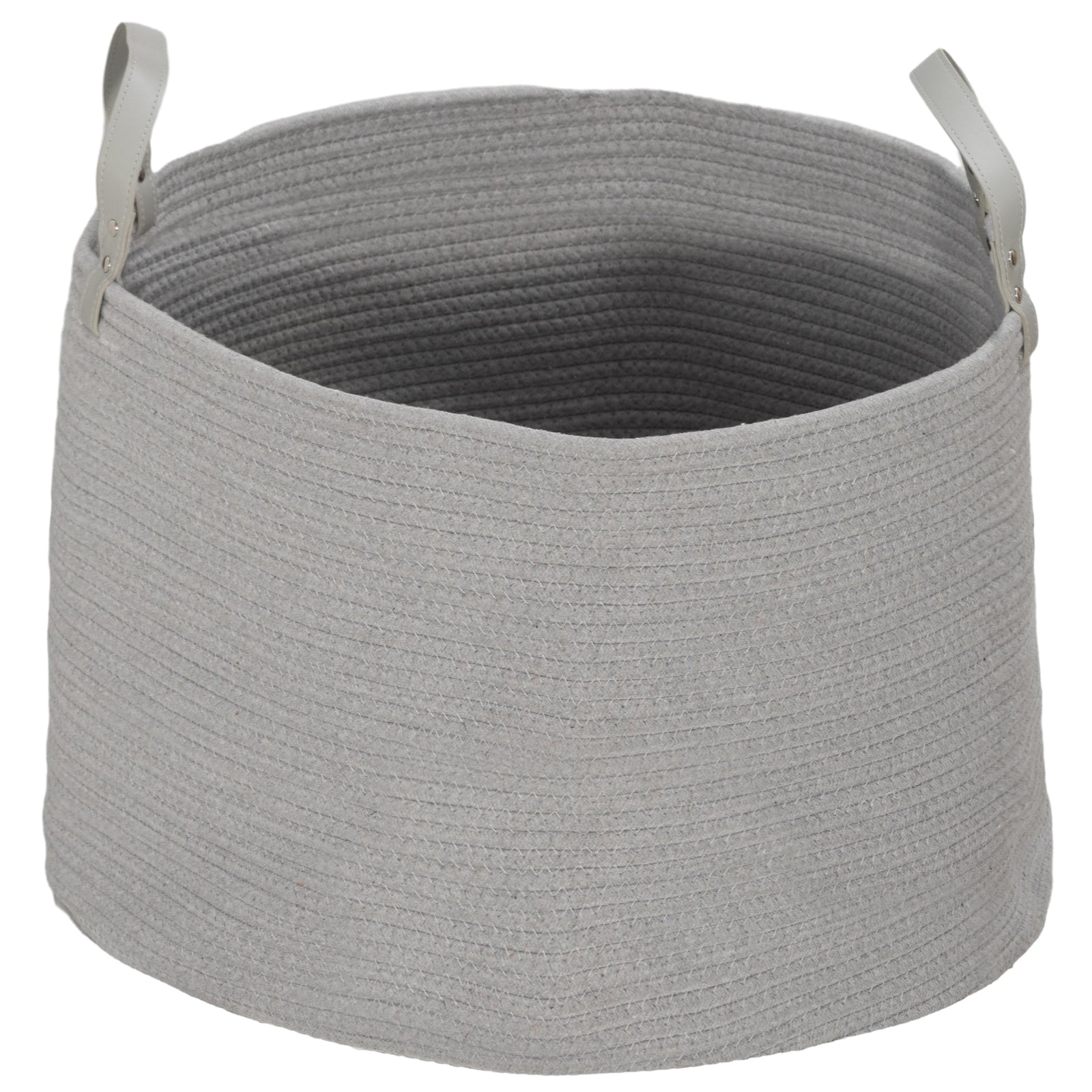 36/88l Cotton Rope Laundry Basket With Handles For Pillows | Large