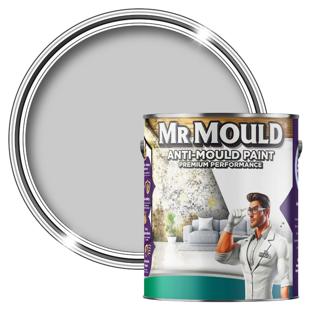 Anti-mould Paint - Premium Colour & Protection For Interior Walls & Ceilings | 1L | Dove Grey
