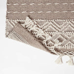 Patna Beige & Natural Kilim Wool Rug | 150cm x 95cm | Beige
