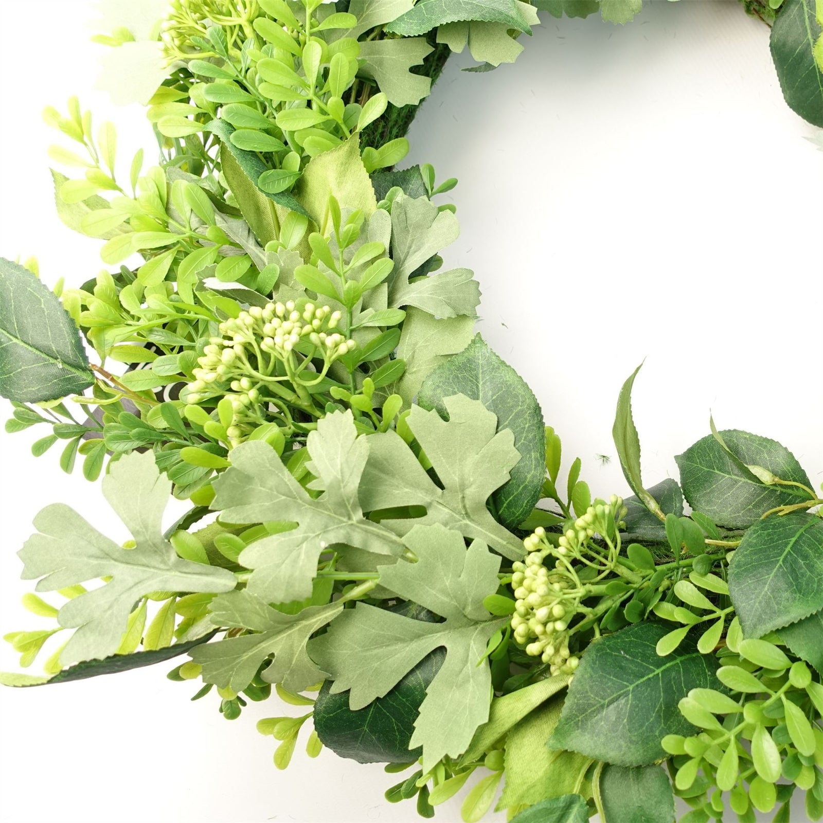 50cm Artificial Wreath Fern