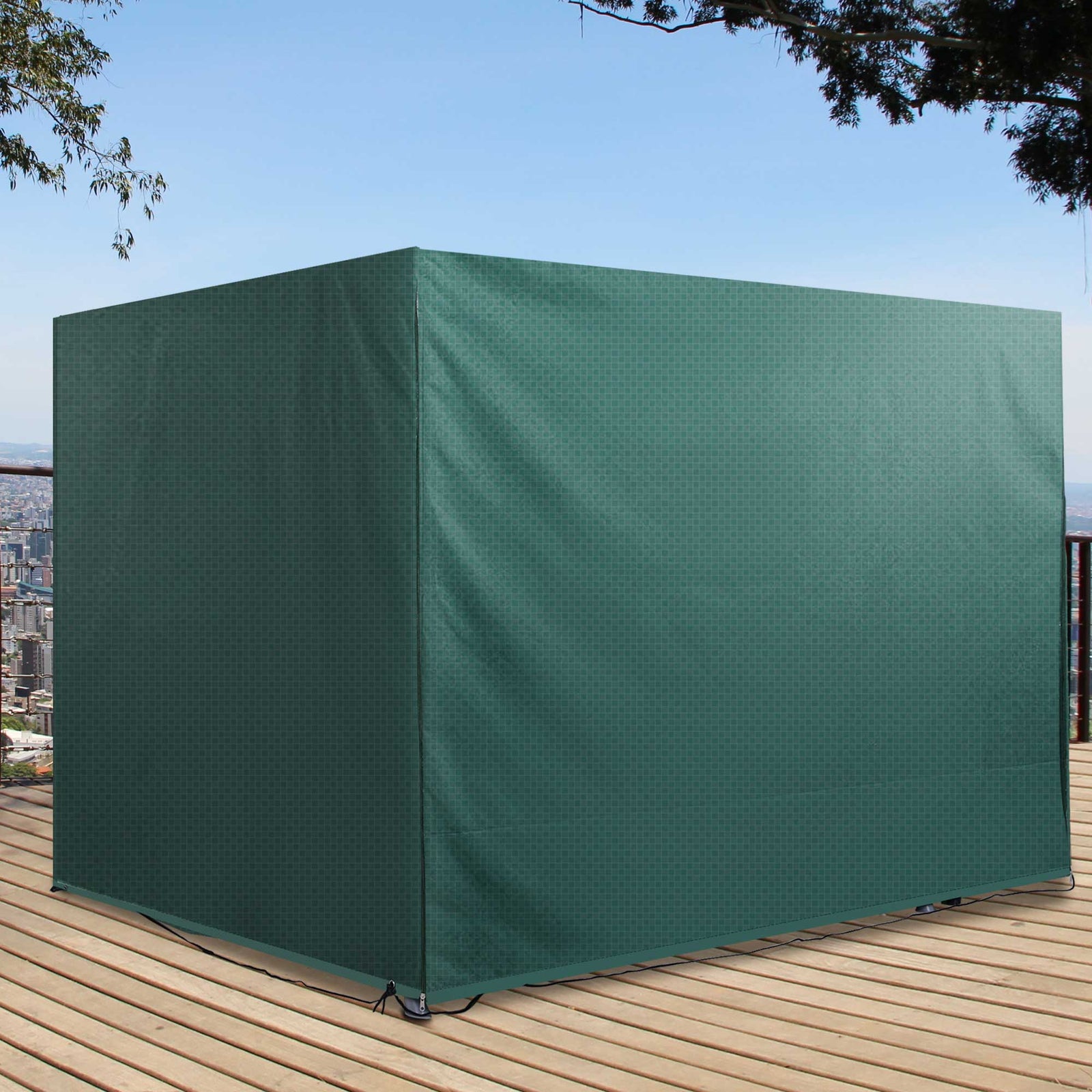 Patio Swing Chair Cover Garden Furniture Protector | Dark Green