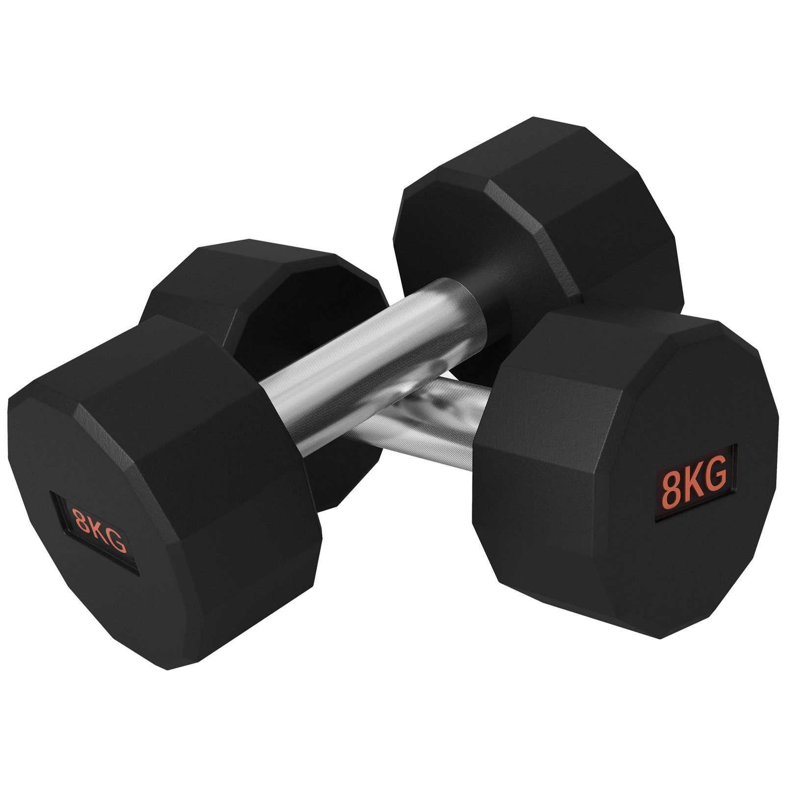 2 X 8kg Dumbbells With Non-slip Grip