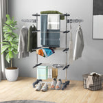 3/4 Tier Clothes Airer Stainless Steel Clothes Drying Rack | Large