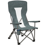 Folding Camping Chair Heavy Duty Back Camp Fishing Chair