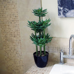 Artificial 60cm Tropical Yukka Palm Potted In Planter