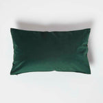 Velvet Cushion With Microfibre Insert | 30cm x 50cm | Green
