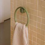 Towel Ring, 20cm Diam, Black, Award-winning Design, Geyser Collection