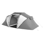 4-6 Persons Camping Tent Dome Family Travel Group Hiking | Charcoal Grey
