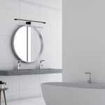 Shine Black Led 12w Wall Lamp Stylish Matt Black Light With Ip44 Rating Perfect For Mounting Above A Bathroom Mirror