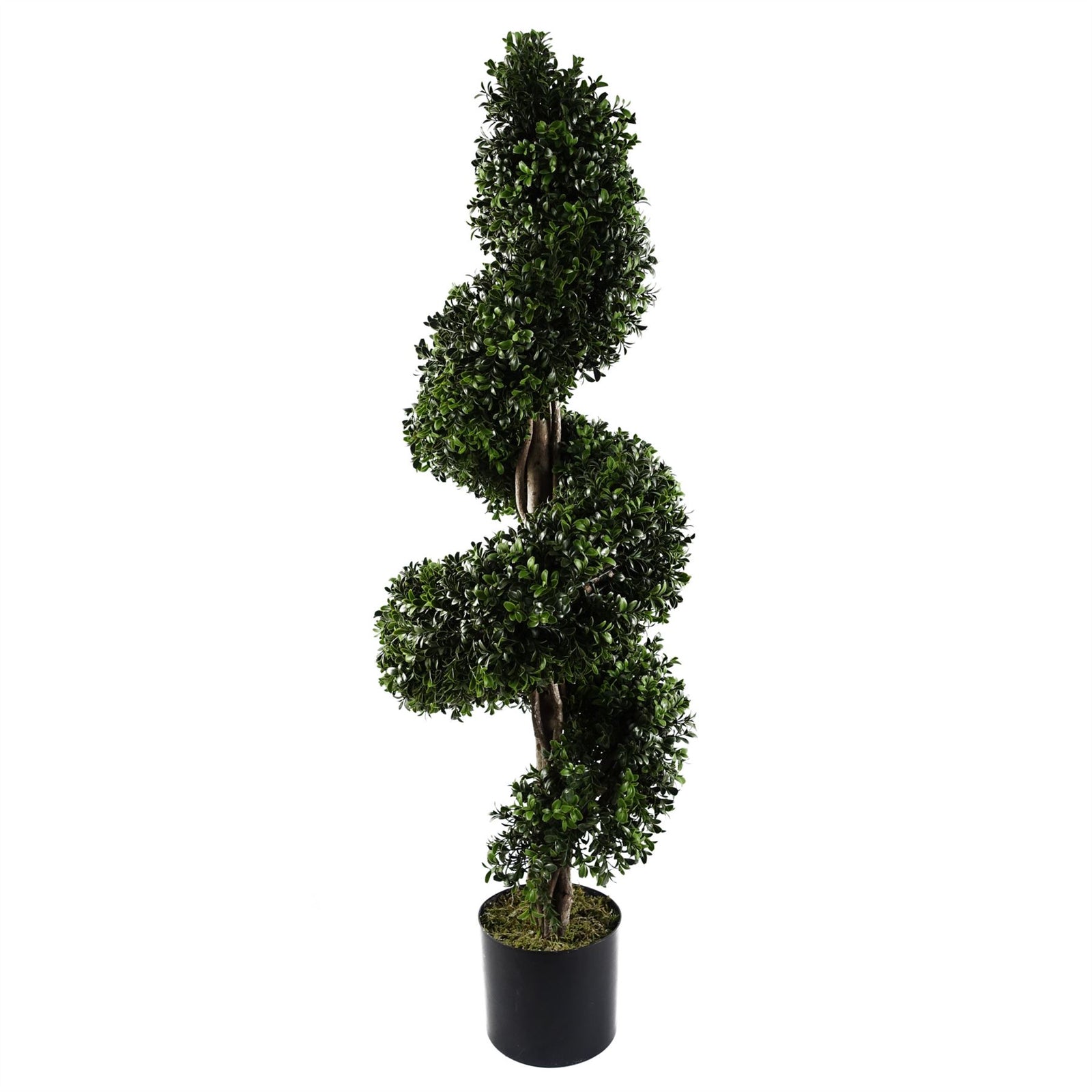 120cm Spiral Buxus Artificial Tree Uv Resistant Outdoor Topiary