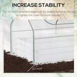 Raised Garden Bed With Greenhouse | Silver