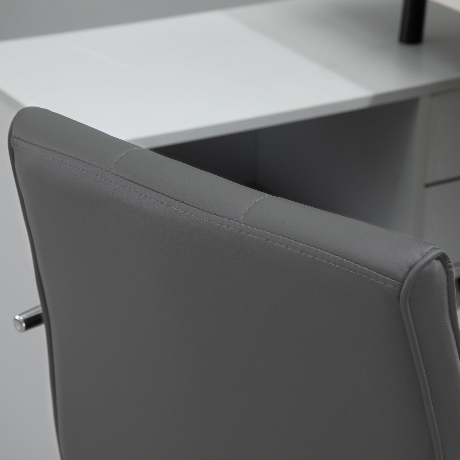 Mid Back Pu Office Chair Swivel